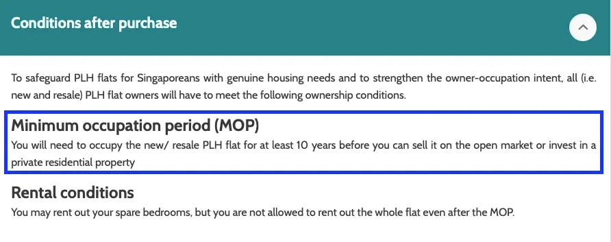 MOP for Prime Location Public Housing PLB