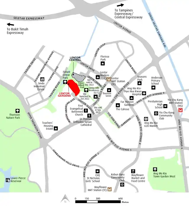 Lentor Area : How Many GLS Sites Are There