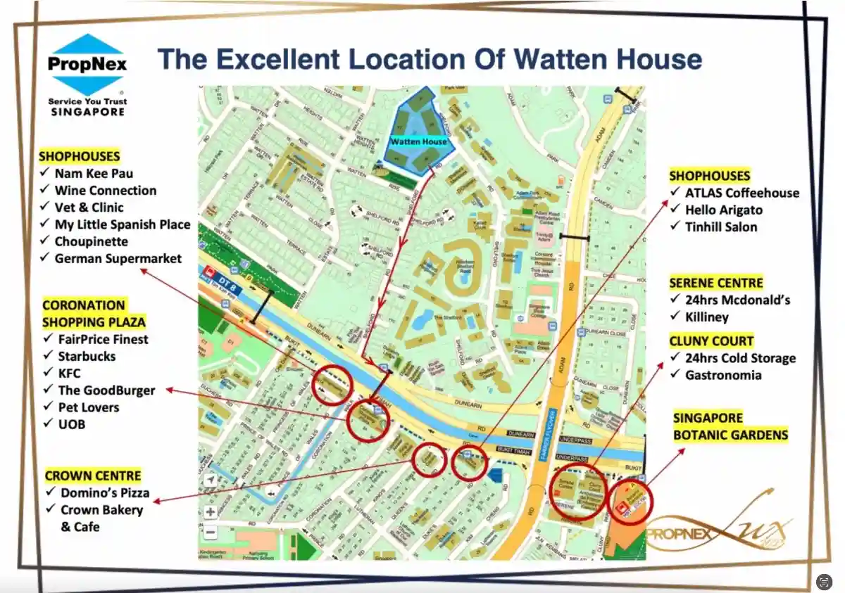 Watten House New Launch at Shelford Road Bukit Timah : Freehold Luxury Living within 1 km to Top Pri Schools